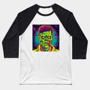 Korean Zombie man in neon lights Baseball T-Shirt